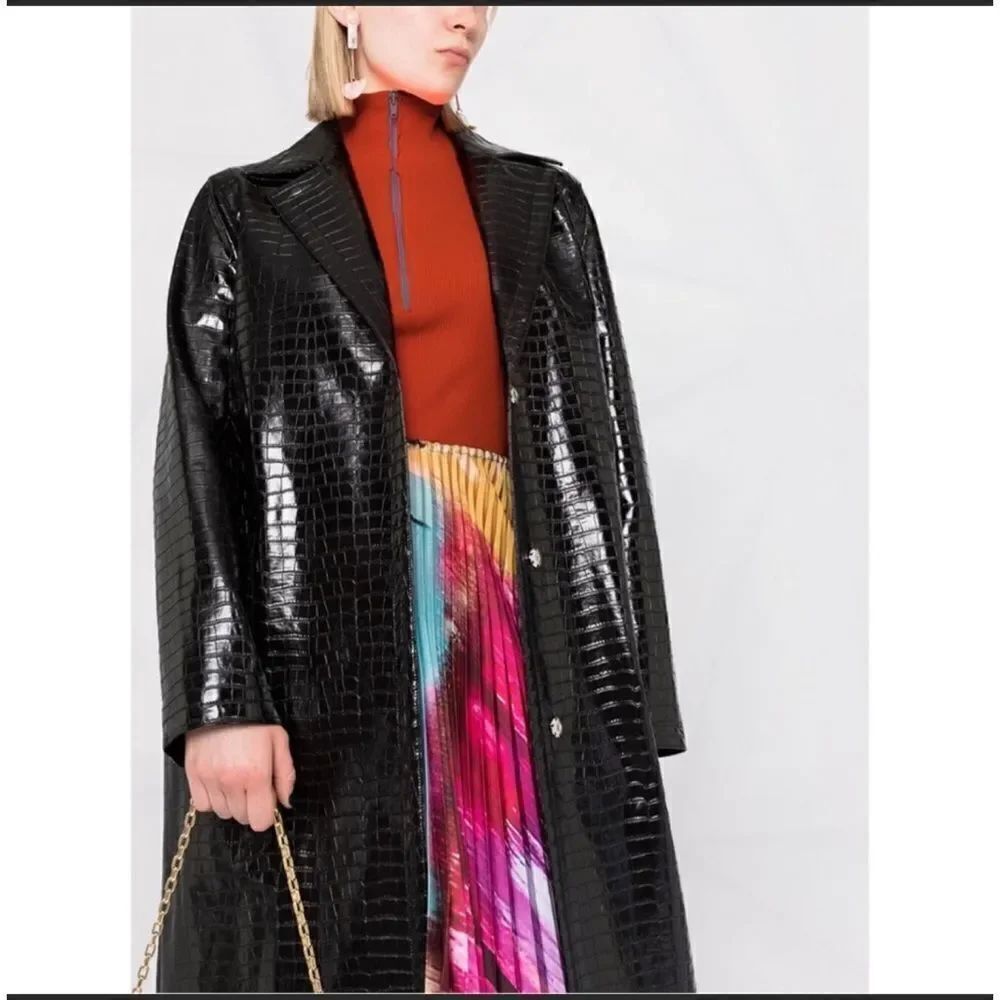Stand Studio Emerson vegan leather coat - black size 36 (US4)
